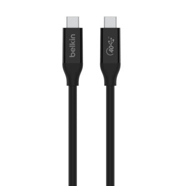 Belkin BoostCharge USB-C to USB-C Power Cable (2M, 6.6ft), Fast Charging Cable with 240W Power Delivery, USB-IF Certified, Compatible with MacBook Pro, Chromebook, Samsung Galaxy, iPad, & More - Black Belkin BoostCharge USB-C to USB-C Power Cable (2M, 6.6ft), Fast Charging Cable with 240W Power Delivery, USB-IF Certified, Compatible with MacBook Pro, Chromebook, Samsung Galaxy, iPad, & More - Black